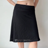 Daiiibabyyy  Summer Fashion New Women's Elegant Design Half Skirt High Waist Jacquard Irregular Spicy Girl Short Half Skirt