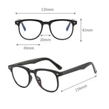 DAIIIBABYYY  -  Fashion Anti-Blue Light Glasses Women Transparent Computer Glasses Anti Blue Light Square Eyewear Retro Glasses Frame Eyeglass