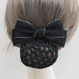 Daiiibabyyy  Vintage Ribbon Bowknot Spring Clip Headwear Korean Style Bun Snood Hairpin Hair Accessories Nurse Hair Clip Bank