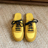 DAIIIBABYYY  -  Summer Women's Flats Casual Shoes Sneakers Flat Comfy Sole Sporty Football Style Shoes Trainer Footwear for Daily Life