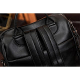 Daiiibabyyy  Large capacity retro style soft women's backpack, convertible shoulder bag, perfect for commuting and travel