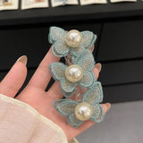 DAIIIBABYYY  -  Elastic Telephone Wire Hair Ties Women Girls Butterfly Hair Bands Spiral Coil Rubber Band Ponytails Head Ropes Hair Accessories
