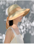 Daiiibabyyy  Double-sided Wear Fisherman's Hat Women's Casual Face Shading Sunscreen Hat Broken Flowers Age Reduction Sun Shading Basin Hat
