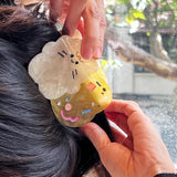 Daiiibabyyy  Delicious Cute Potato Bunny Hair Clip Cartoon Creative Food Animal Shark Clip INES Colourful Hair Accessories for Women