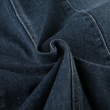 DAIIIBABYYY  -  Basic A-Line Denim Skirts With Belt Casual Slim Pockets High Waist Maxi Skirts Women 2025 Spring Autumn Streetwear Lady