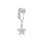DAIIIBABYYY  -  1PC Fake Belly Button Ring Fake Belly Piercing Crown Clip On Umbilical Non Navel Fake Pircing Butterfly Cartilage Earring Clip