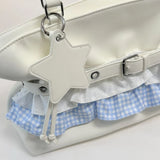 Daiiibabyyy  Korean Style Large Capacity Tote Bag Ballet Style Tote Bag, Women's New Commuting Handheld Shoulder Bag for Daily Work Travel