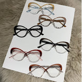 DAIIIBABYYY  -  Anti Blue Light Blocking Computer INS Eyeglasses Frames For Women Optical Eyewear Brand Fashion Luxury Designer Eye Glasses