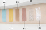 Daiiibabyyy 6-Color Makeup Liquid Highlighter Blush Eyeshadow Lemon Yellow Fine Shimmer Contour Brightening Facial Liquid Eyeshadow Cosmetic