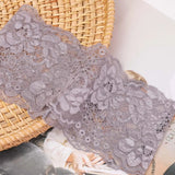 Daiiibabyyy  Korean Sweet Lace Floral Headband for Women Girls Solid Color Hair Hoop Washing Face Hairband Headwrap Fashion Girls Streetwear
