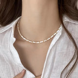 DAIIIBABYYY  -  High-grade bamboo necklace light luxury retro simple clavicle chain
