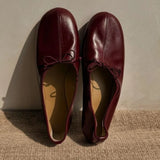 Daiiibabyyy  Spring and Autumn New Flat Shoes French Retro Mary Jane Round Toe Bow Flat Ballet Shoes