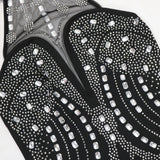 DAIIIBABYYY  -  Sexy Dresses for Woman Halter Backless Diamond Sheath Package Hips Mid Calf Elegant Evening Night Club Vestidos Mujer
