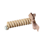 Daiiibabyyy  Bow Pearl Phone Line Hair Rings Women Temperament Durable High Elasticity Rubber Bands No Damage To Hair Tie Ponytail Hair Ropes