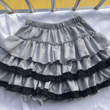 DAIIIBABYYY  -  Y2k Aesthetic A-line Pleated Mini Skirt Ruffled Patchwork Sweet Women Skirts High Waist Slim Streetwear Grunge Faldas Harajuku