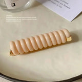 DAIIIBABYYY  -  Long Telephone Line Spiral Hair Bands Women Girls Fashion Elastic Rubber Band Ponytail Holder Hair Accessories Ornaments Rings
