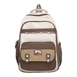 Daiiibabyyy  New Korean Style Travel Backpack Large Capacity Multi-pockets Student School Bag Waterproof Laptop Backpack Daily Use