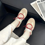 Daiiibabyyy  New Womens Mary Jane Shoes Exquisite Ballet Casual Shoes for Woman Fashion Hollow Out Sneakers Designer Shoes Zapatos Mujer