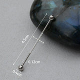DAIIIBABYYY  -  1PC Industrial Piercing Barbells Jewelry Stainless Steel CZ Heart Ball Pearl Cartilage Helix Earring Body Piercing for Women Men