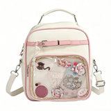 Daiiibabyyy  New Women Fashion Casual Backpack Preppy Style One Shoulder Crossbody Handbag Original Niche Design Girl Ulzzang Ita Bag