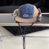 DAIIIBABYYY  -  Niche Five-panel Embroidered Letter Flat Edge Hat Spring and Summer Outdoor Sunshade Quick-drying Baseball Cap for Men and Women