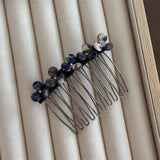 DAIIIBABYYY  -  Korean Style Elegant Bun Inverted Hair Comb Flowers Barrettes New Bangs Broken Hair Finishing Updo Gadget Hair Accessories