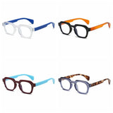 Daiiibabyyy  Office Alloy Elderly Reading Eyewear PC Costume Accessory Unisex Presbyopic Glasses Lightweight Resin Anti Blu-ray Glasses Women
