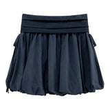 DAIIIBABYYY  -  Sweet Girl Princess Bow Lace-up Pleated Skirts Women's Summer Solid Color High Waist Slim Temperament Short Skirt Female Clothes
