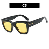 DAIIIBABYYY  -  Fashion Square Sunglasses Women Brand T-Shaped Large Frame Sun Glasses Trendy Hip Hop Eyewear Shadow for Female Eyeglasses UV400
