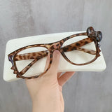 DAIIIBABYYY  -  2025 New Korean Fashion Kawaii Glasses Frame Women Optical Harajuku Cute Eyeglasses Frames Y2k Korean Cat Eyewear Fake Glasses