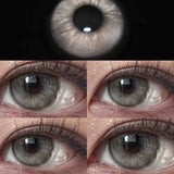 1pair Cosmetic Blue Green Gray Brown Color Contact Lenses Apex Iris Circle Lens 14.2mm