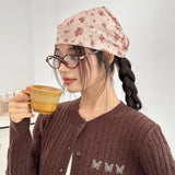 DAIIIBABYYY  -  Gentle Lace Hair Scarf Photo Props Sweet Headband Turban Multicolor Photo Hair Accessories Hair Band Strap Women Girls