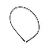 Daiiibabyyy  Creative Cross Wave Shape Headband Spring Shape Double Layer Thin Metal Hair Hoop Elastic Headwear Men Hair Bands Wash Face
