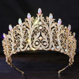 Daiiibabyyy  New Luxury Baroque Crystal Crown Bridal Tiaras and Crowns for Girls Prom Birthday Wedding Jewelry Party Head Accessories