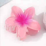 DAIIIBABYYY  -  4PCS Fashion Women Flower Hair Clips Vacation Bohemia Egg Flower Hair Clips Barrettes Girls Large Hairpins Hair Accessories