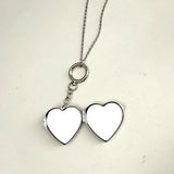 Daiiibabyyy  Harajuku Kawaii Glitter Blue Star Pendant Necklaces for Women Y2K Charm 90s Aesthetic Crystal Mirror Necklace Accessories Punk