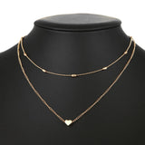 DAIIIBABYYY  -  New Minimalist Clavicle Necklaces for Women Tiny Heart Love Necklaces Dainty Fashion Jewelry Beach Summer Collares Choker