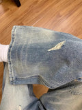 Daiiibabyyy  Retro High Waist Straight Leg Jeans Women's Slimming Versatile American Sle Floor Length Wide Leg Pants Spring