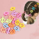 DAIIIBABYYY  -  10pc Cute Candy Colorful Mini Star Heart Hairpin Hair Side Clips for Girls Women Children Sweetly Korean Hair Accessories