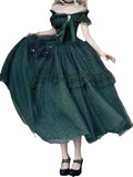 DAIIIBABYYY  -  Japan Lolita Fairy Skirt Elegant Lady Temperament Galaxy Skirt Lolita Bow Tail Princess Skirt Fairy Skirt