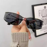 Daiiibabyyy  New Vintage Sunglasses Women Men Fashion Y2K Brand Designer Black Gradient Sun Glasses Steampunk Glasses Shades Glasses Eyewear