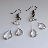 Daiiibabyyy  Ins Transparent Dewdrop Series Earrings Handmade Water Drop Tassel Earrings Fashion Personalized Jewelry for Women Holiday