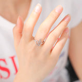 DAIIIBABYYY  -  Music Note Heart of Treble and Bass Ring Women Stainless Steel Gold Color Open Finger Rings 2024 Fashion Jewelry Gift