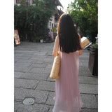 DAIIIBABYYY  -  Purple Women's Dress Halter Elegant Slimming Fit Long A-Line Skirt Hot Girls Elegant Loose Backless Straight Dresses Clothing