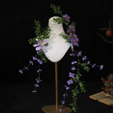 Daiiibabyyy  fairy simulation wind chimes flower bride fresh purple floral  fairy knot wedding headgear