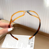 Daiiibabyyy  Glasses Frame Headband Ultra-light Headband Acrylic Headband Suitable for All Seasons