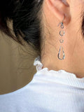 Daiiibabyyy  Ins Transparent Dewdrop Series Earrings Handmade Water Drop Tassel Earrings Fashion Personalized Jewelry for Women Holiday