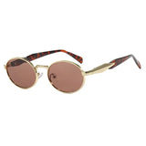 DAIIIBABYYY  -  Retro Round Metal Sunglasses Women Glasses New Fashion Leopard Sun Glasses Trendy Brand Designer Eyewear Female Male UV400