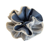 Daiiibabyyy  1pc Korean style design blue cake headband, small, fresh, quick drying double-layer hair tie, large intestine headband