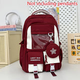 Daiiibabyyy  College Backpack for Junior High School and High School Students, Versatile Large Capacity Backpack, Computer Backpack